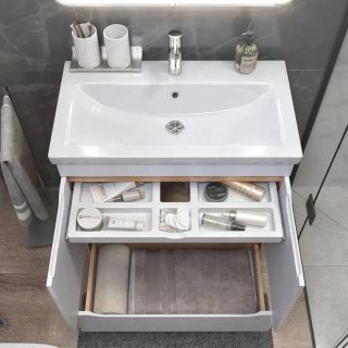 Тумба под раковину напольная Vigo Grani 286 80 см дуб золотой